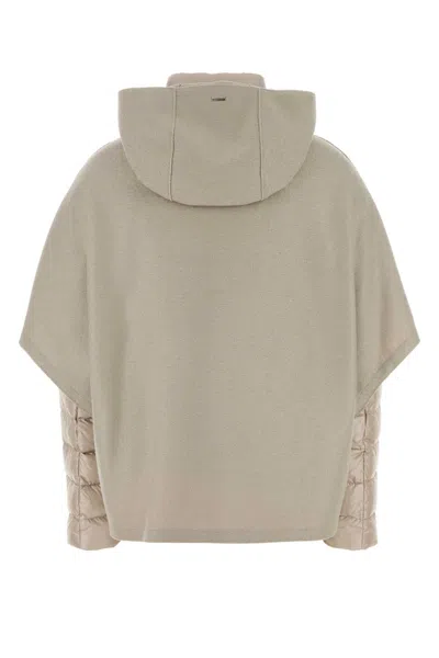 Herno Powder Color Clothing Jackets In Gray