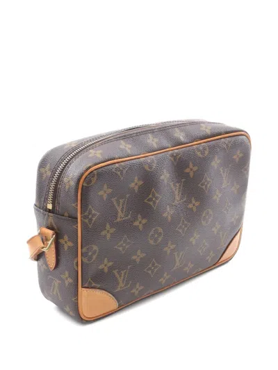 Pre-owned Louis Vuitton 2009 Trocadero 27 Leather Shoulder Bag In Brown