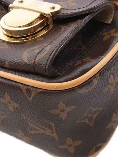 Pre-owned Louis Vuitton 2007 Hudson Pm Shoulder Bag In Brown