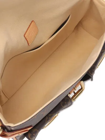 Pre-owned Louis Vuitton 2007 Hudson Pm Shoulder Bag In Brown