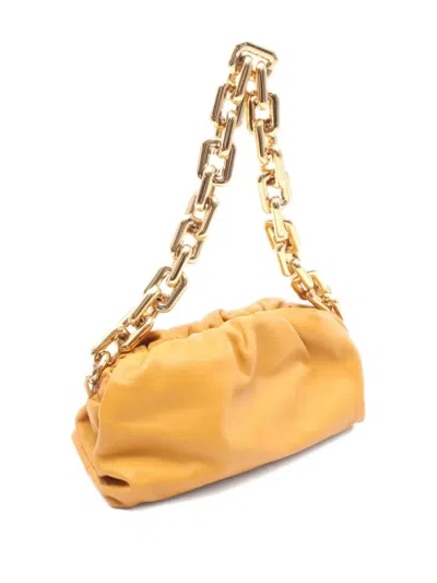 Pre-owned Bottega Veneta 10's Chain Pouch Leather Shoulder Bag