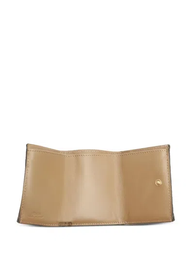 Pre-owned Fendi 2010s Zucca Tri-fold Wallet In Brown