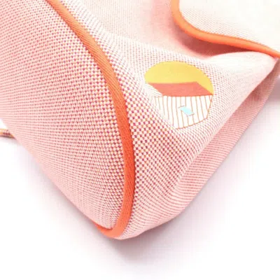 Pre-owned Hermes 10's Les Cabanes Backpack In Orange