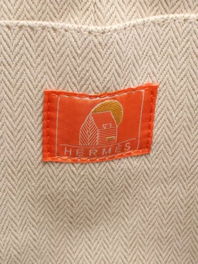 Pre-owned Hermes 10's Les Cabanes Backpack In Orange