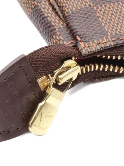 Pre-owned Louis Vuitton 2001 Pochette Accessoires Shoulder Bag In Brown