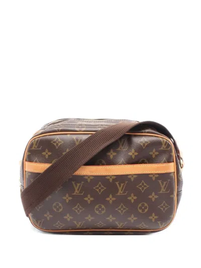 Pre-owned Louis Vuitton 2004 Reporter Pm Leather Shoulder Bag In Brown