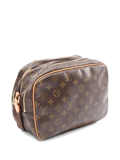 Pre-owned Louis Vuitton 2004 Reporter Pm Leather Shoulder Bag In Brown