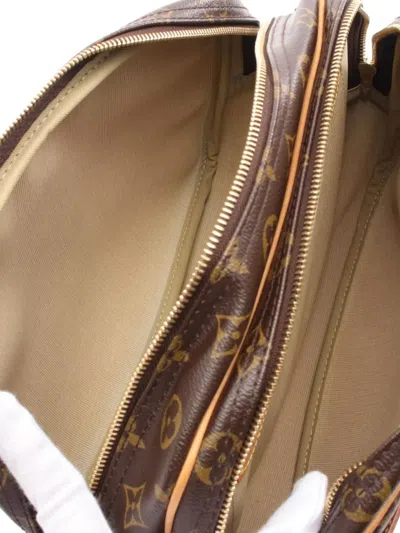 Pre-owned Louis Vuitton 2004 Reporter Pm Leather Shoulder Bag In Brown