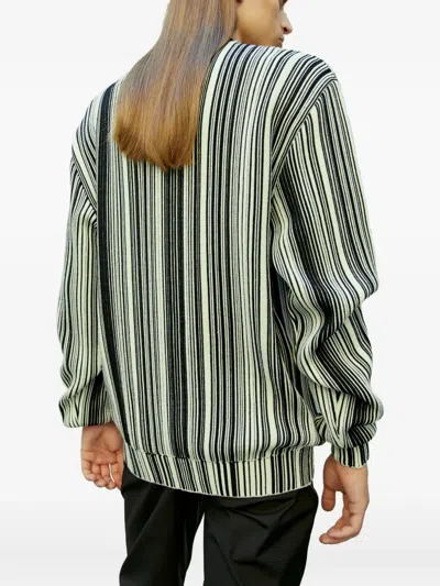 Vtmnts Stripe-pattern Ribbed Sweater In Multi