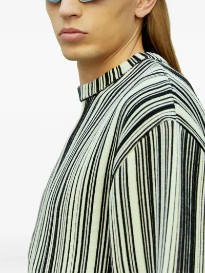 Vtmnts Stripe-pattern Ribbed Sweater In Multi