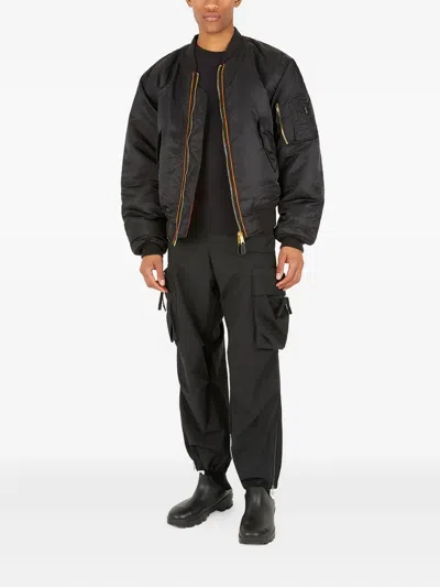 Deadhype Dollar Sign Bomber Jacket In Black