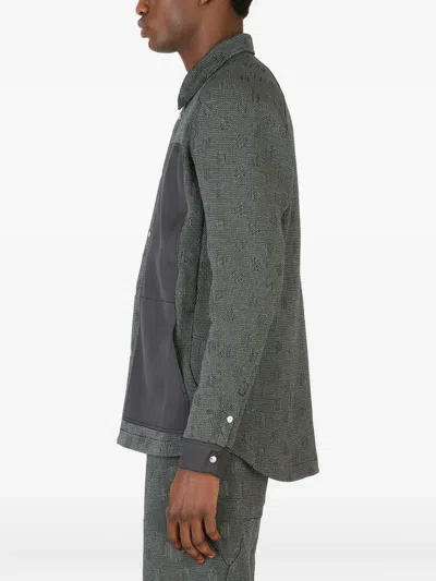 Byborre Multi Panel Design Shirt In Multi