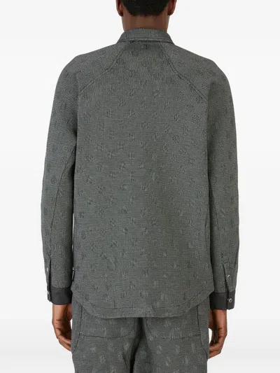 Byborre Multi Panel Design Shirt In Multi