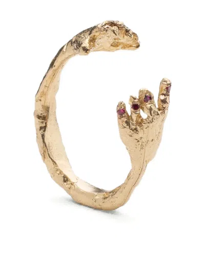 Alice Waese 14k Yellow Gold Maia Ruby Ring