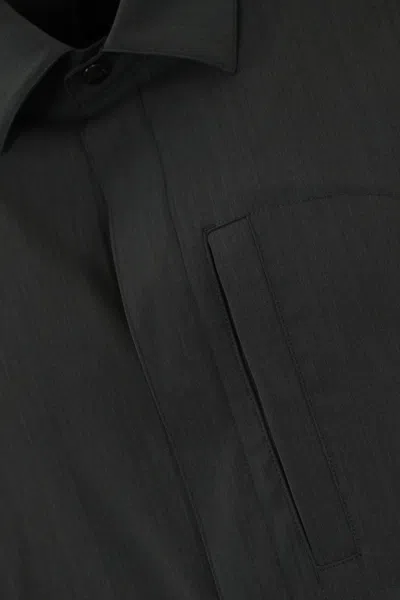 Herno Shirt Jacket Tech Woven In Gray