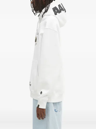 Aape By A Bathing Ape Aaper Hoodie In White