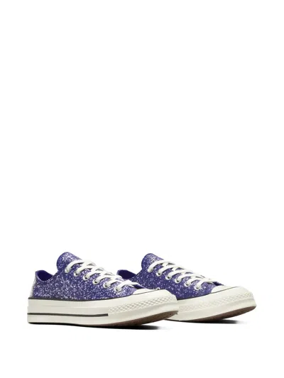 Converse Chuck 70 Glitter Night Sneakers In Blue