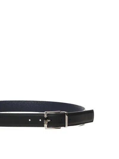 Ferragamo Reversible Buckle Belt In Animal Print
