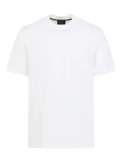 Brioni Classic Short-sleeve T-shirt With Logo Detail In White