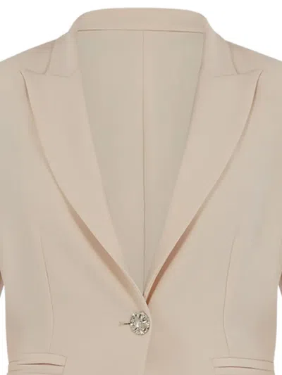 Simona Corsellini Single-breasted Blazer In Neutral