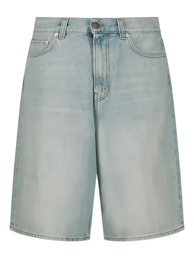 Destin Jo Five-pocket Denim Shorts In Blue