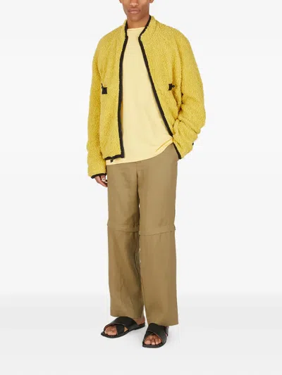 Wynn Hamlyn Detachable-leg Linen Trousers In Brown