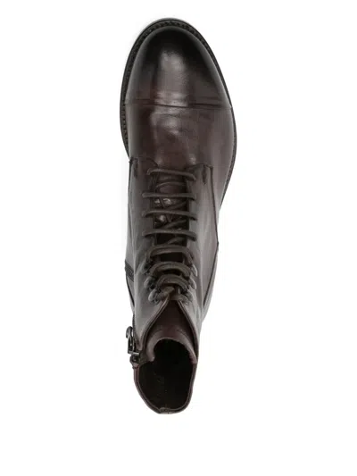 Leqarant Lace-up Boots In Brown