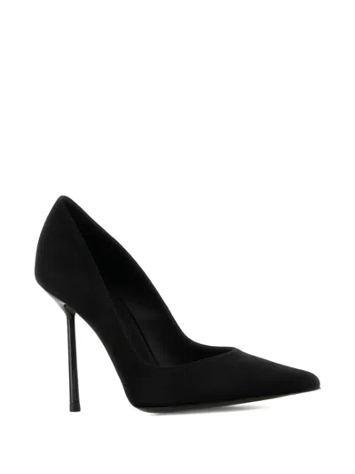 Le Silla Bella Suede Pointed Toe Pumps In Black