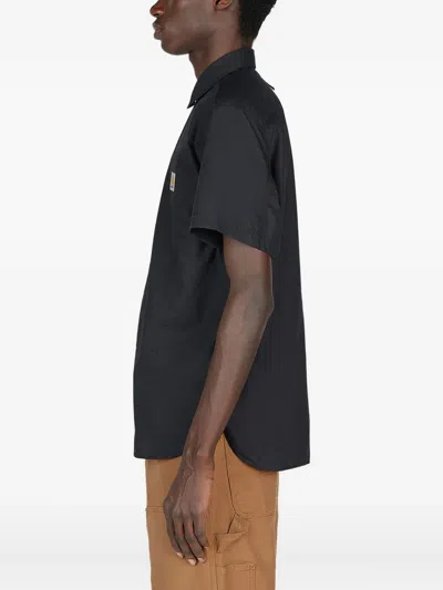 Junya Watanabe X Carhartt Short-sleeve Pocket Shirt In Black