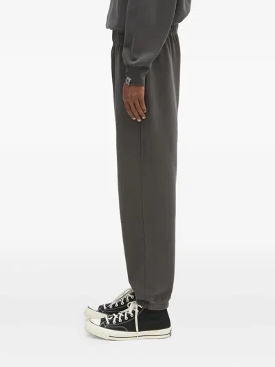 Aape By A Bathing Ape Logo-patch Track Pants In Gray