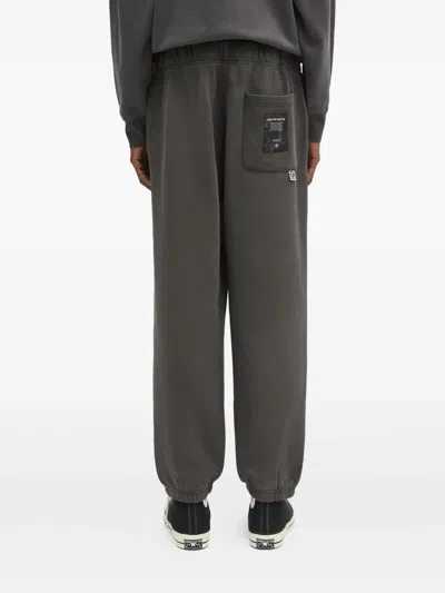 Aape By A Bathing Ape Logo-patch Track Pants In Gray