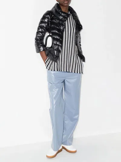 Herno Sofia Nylon Cape In Blue