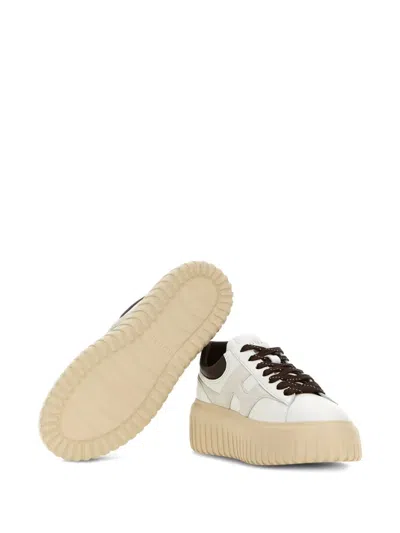 Hogan H-stripes Nappa Leather Sneakers Shoes