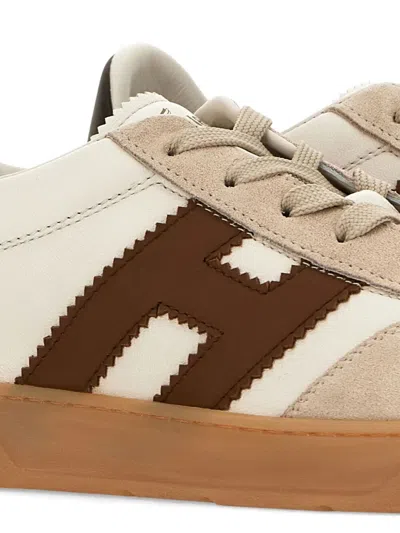 Hogan Cool Smooth And Suede Leather Sneakers Shoes