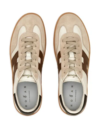Hogan Cool Smooth And Suede Leather Sneakers Shoes