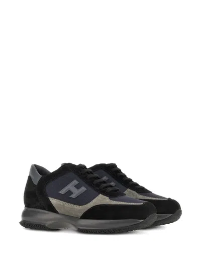 Hogan Interactive Sneakers With Suede And Smooth Leather