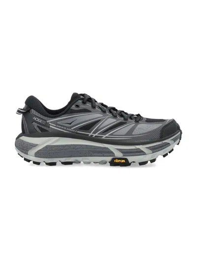 Hoka Mafate Speed 2 Black/grey Trainer In Black