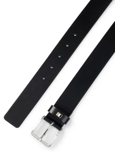 Hugo Boss Boss Ther Flag E Sz35 Belt In Black