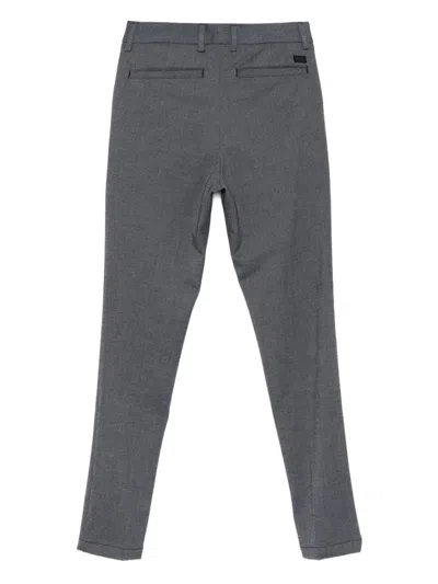 Hugo Boss Elastan Trousers In Gray