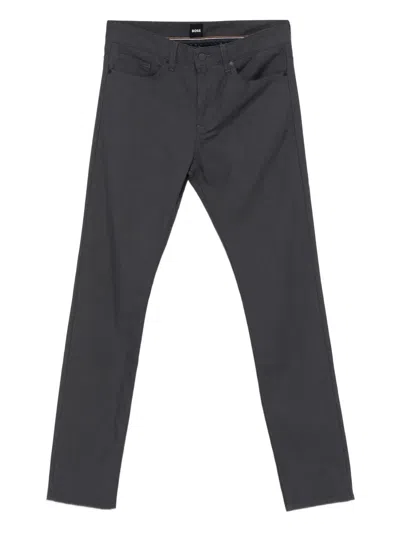Hugo Boss Elastan Trousers In Black
