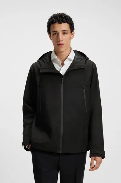 Hugo Boss Gore-tex Waterproof Windbreaker Jacket With Inner Zipped Pocket