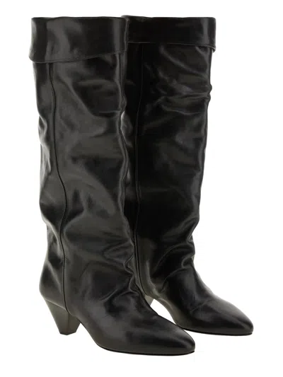 Isabel Marant Elita Knee-high Cone Heel Boots