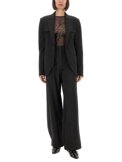 Jean Paul Gaultier Black Polyamide Elastane Tops In Black