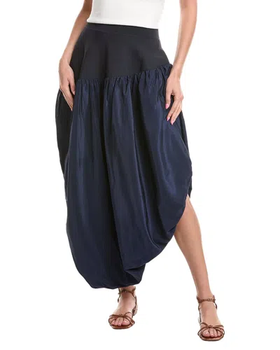 Vix Tara Midi Dress In Blue