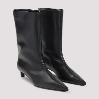 Jil Sander High Boot In Black