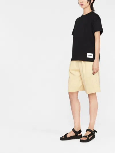 Jil Sander Confezione Da 3 T-shirt In Cotone Con Etichetta Logo