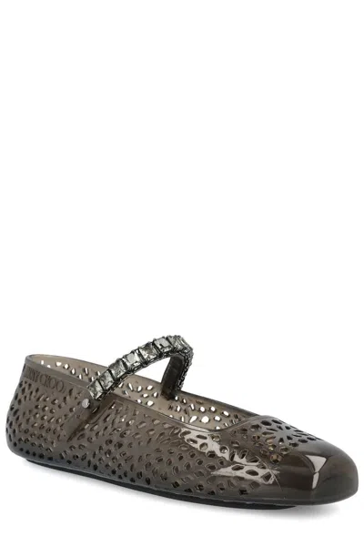 Jimmy Choo The Jelly Crystal Ballet Flats