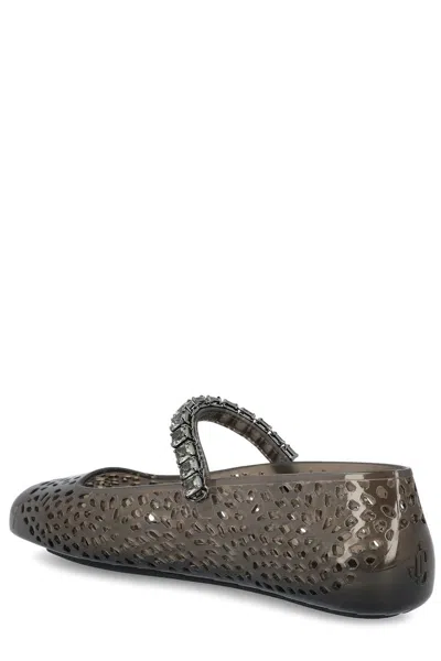 Jimmy Choo The Jelly Crystal Ballet Flats