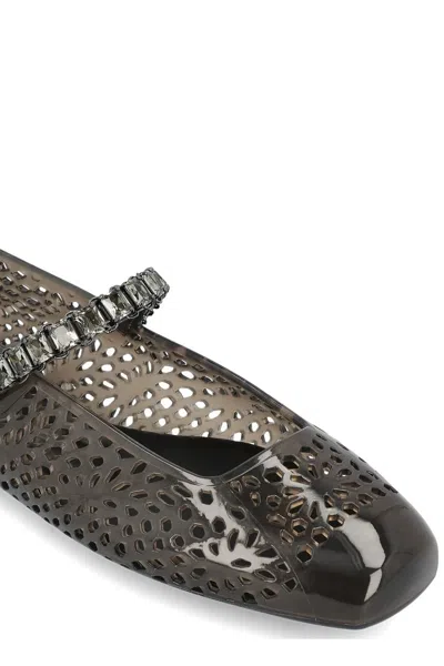 Jimmy Choo The Jelly Crystal Ballet Flats