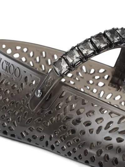 Jimmy Choo The Jelly Crystal Ballet Flats
